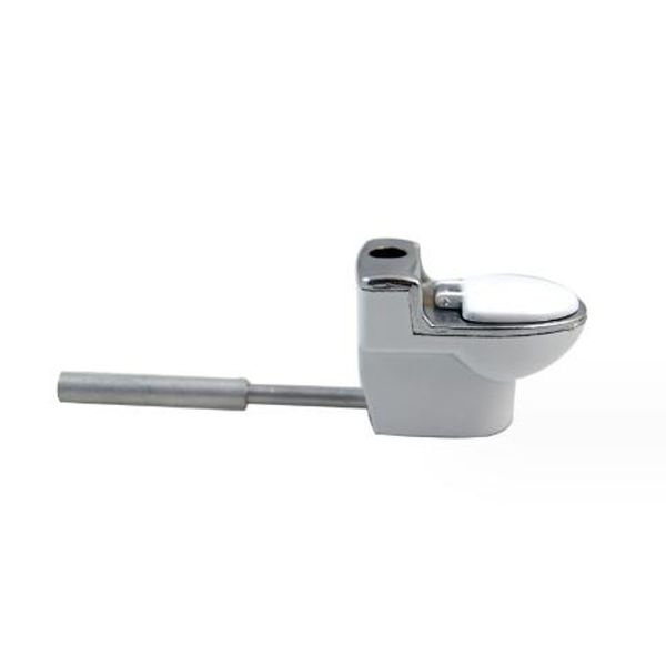 Modèle de toilette créatif modèle en métal fumer tuyau d'herbe 95MM forme de toilette tabac à base de plantes tuyau en métal accessoires de cigarettes Portable nouveau