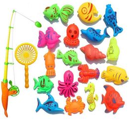 Toy creativo Juego de pesca magnética Bath S Exquisito de alta calidad 210712