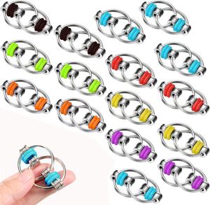 Creatief speelgoed Fidget Bike Chain Metal Puzzle Fidgets speelgoedringen Autisme Stress Relief Hands grappig speelgoed voor kinderen 1673