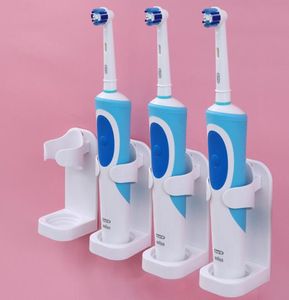 Creative Traceless Stand Rack Organizer Electric Wall-Mounted Holder Space Saving toothbrush holder Bathroom Accessories DHL FREE