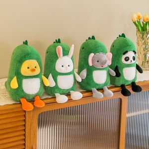 Transformation créative du petit dinosaure poupée Panda éléphant canard en peluche lapin poupée saisir Machine poupée cadeau