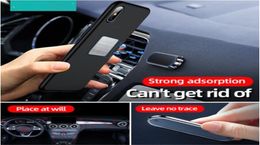 Creative Universal Mini Support de téléphone magnétique pour voiture Support en métal Aimant de téléphone portable Support GPS Support de voiture Dashboad Wall DHL1972269
