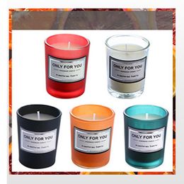 Creatieve Valentijnsdag Aromatherapie Geurende kaarsenglas kandelaar Romantisch geschenk Soja Bax Room Decoratie Leveringen FY5663 SS0118