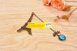 Créatif Vintage Tour Eiffel Signets En Métal Pour Livre Enfants Cadeau D'anniversaire Faveur De Fête De Mariage Pour Invité