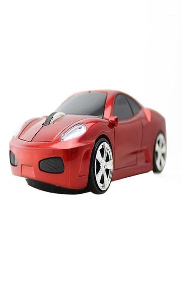 Creative Wireless Sports Car Modeling Game Mouse 24g Optical Mouse Computer Péripheral Accessoires Cadeaux1334Y7211976