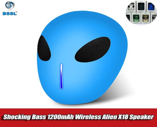 Creative X18 Alien Bluetooth 50 haut-parleur stéréo haut-parleurs portables sans fil Support carte TF son Surround voix Assis5529037