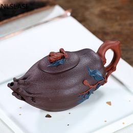 Créativité Yixing Teapot Purple Clay Filtre Ta Pots Raw Mino Fabriqué à la main