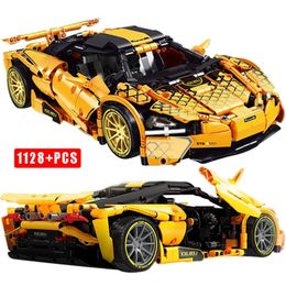 Creator Technical Super Racing Car McLarend 720s Bouwstenen Speed ​​Sport Vehicle Bakstenen Bouw Toys Boy Birthday Gift 220715