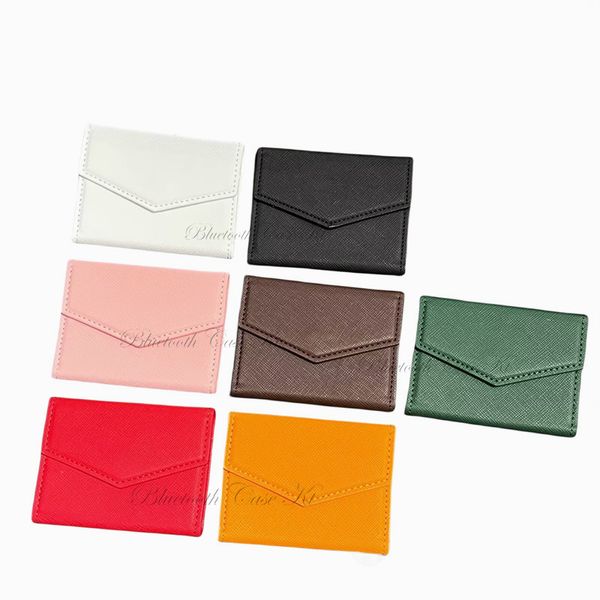 Porte-cartes de crédit pour hommes, porte-cartes bancaires, portefeuille en cuir véritable, mini pinces à billets, petit sac à main de luxe pour femmes, pochettes pour téléphone, pochettes pour pièces de monnaie, sac à langer