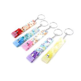 Porte-clés à motif de dessin animé Pler, carte de crédit, clous longs en acrylique Atm pour porte-clés, accessoires pendentif, livraison directe