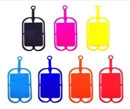 Sac d'identité de crédit, lanières en Silicone, collier de cou, sangle de porte-carte pour iPhone X 8, téléphone portable universel, 7516631