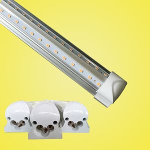 Cree Integrated T8 LED-buis Licht Dubbele zijden 4ft 5ft 6ft 8ft Koelere verlichting Ledlampen Tubes Sets AC 110-240V met alle accessoiresle tub