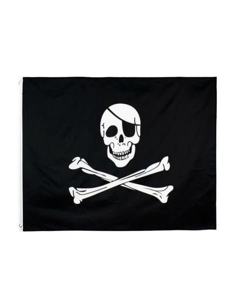 Creepy Ragged Older Jolly Roger Skull Cross Bones Flag Pirate Flag direct 100 Polyester 90x150cm 3x5fts7916489