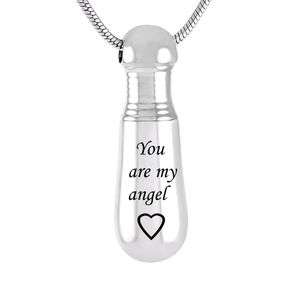 Crematie Ashes Urn Ketting Honkbal Bat Oefening Memorial Hanger Gegraveerde Gezin Naam Sieraden voor Ashes-Jij bent mijn Anyel