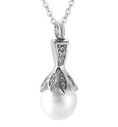 Crematie sieraden Manme Pearl Ashes Holder voor PET Human Cremation Urn Pendant Vintage Pearl Sieraden Exquise Women Gift Keeps4947051