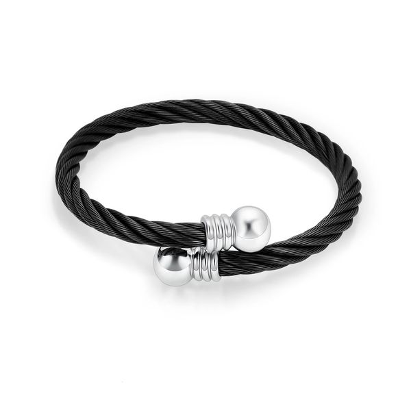 Bracelet d'urne de bijoux de crémation pour cendres - Bracelet d'urne de manchette en fil torsadé de câble en acier inoxydable réglable pour cendres 240228