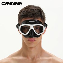 Cressi ICON masque d'apnée plongée sous-marine plongée en apnée natation professionnel faible Volume multiusage pour adultes hommes femmes 240321
