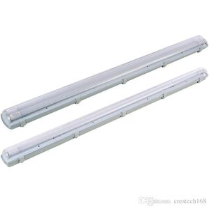 Crestech Led Tube Support Bases de lámpara T8 Fixture LED Tube Tri-proof Fixture 4ft 120cm Soporte a prueba de polvo a prueba de explosiones Luces de almacén