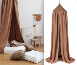 Cuna Netting Baby Bed Canopy Cortina Cunas Para El Bebe Baby Mosquito Net para Cuna Hung Dome Bedding Girls Princess Mosquito Net Room Decor 230705