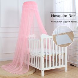 Crib -netten Baby Mosquito Luifel met kant Luxe vloer COT Kids Room Decoratie 230301