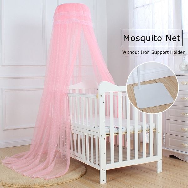 Mosquitera para cuna, dosel para bebé con encaje, suelo de lujo, cuna, decoración para habitación de niños 230301