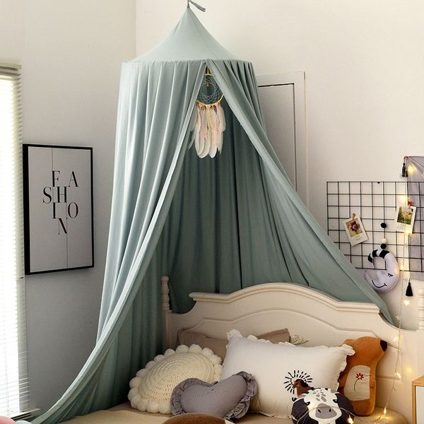 Red de cuna Mosquito de bebé para niñas Princesa Hung Dome Ropa de cama Dosel Tienda Cortina Decoración de la habitación 230106