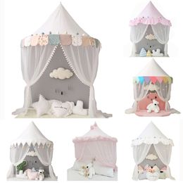 Crib Netting Baby Klamboe Bed Canopy Play Tent voor Kinderen Kids Play House Canopy Bed Gordijn voor Slaapkamer Meisje Prinses Decoratie Kamer 230613