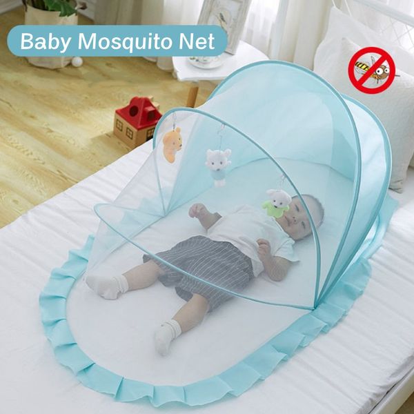 Berceau Filet Bébé Moustiquaire Portable Pliant Berceau Filet Bébé Lit Net Polyester né Sommeil Lit Voyage Lit Moustique Rideau Tente 230705