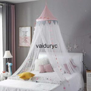 Filet de berceau, moustiquaire pour chambre de bébé, rideau de lit d'enfant, auvent, tente ronde, baldaquin, décoration, accessoires de chambre de fille, Dropshipvaidurycvaiduryc