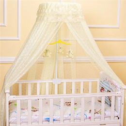 Crib Netting Baby Round Mosquito Net Hung Netting Bed Luifel voor kinderslaapkamer Muggen Netto Standhouder Verstelbare clip-on Crib Canopy Holder 230823