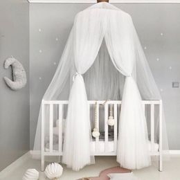 Wiegje Netting Bed Luifel Gordijnen Muggen Net Hangende Tent Baby Tule voor kamer Play House Kinderen Kinderkamer 221205