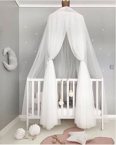 Baby Crib Netting Kinderkamer Decor Hangende Mosquito Tent Baby Bed Canopy Dome Droomgordijn Tent Baby Crib Netting Round Hung Kids Canopy Tent 230613