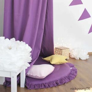 Filet de berceau créatif enfants dôme tente coton chambre d'enfants décoration violet bébé berceau filet moustiquaire photographie accessoires literie
