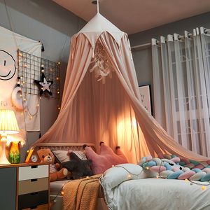 Crib Netting Hung Dome Mosquito Net for Baby Children Crib Bed Tent Girls Kids Bedding Living Room Decor Corner Canopy Tent Mosquito Net Bebe 230823