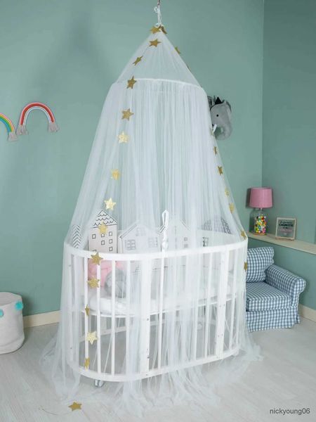 Filet de berceau pour enfants, auvent en maille suspendu, dessus de lit de fille féerique, rideaux décoratifs pour chambre de princesse, pour lit simple