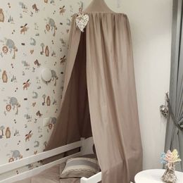 Filet de berceau Style nordique princesse coton enfants bébé lit chambre à baldaquin moustiquaire rideau literie dôme tente 230225
