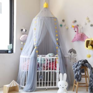 Lit de bébé filet princesse enfants tente lit bébé suspendu moustiquaire dôme auvent couverture rideau rond enfant chambre décor ewtgwr 230407