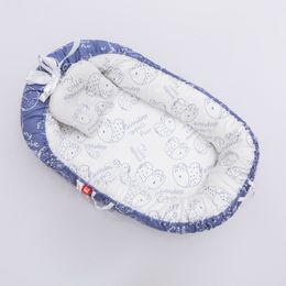Crib Netting Verwijderbaar Slapen Nest voor Baby Bed met Kussen Reizen Kinderbox Cot Baby Peuter Cradle Matras Douche Gift 230628