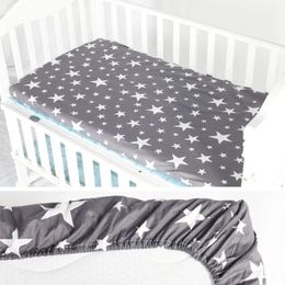 Spieklakens 140X70 cm Katoenen Baby voor Jongens Cot Bed Matrashoes Protector Baby Peuter Meisjes beddengoed Set 240111