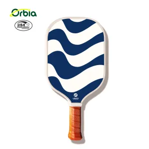 Cricket orbia sport nieuw ontwerp pickleball paddle grafiet composiet glasvezel pickleball racket met pp honeycomb core usapa