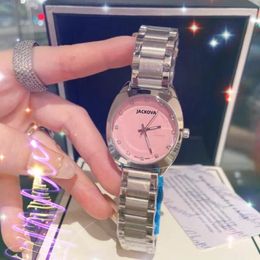 Crime Bee Women's Famous Designer Quartz Watches 37 mm classique Full Fine en acier inoxydable Courroie en cristal importé miroir en cristal importé 271i