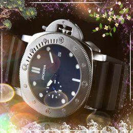 Crime Premium Reloj de pulsera funcional completo para hombre Movimiento de cuarzo de 50 mm Reloj de tiempo masculino Reloj Espesor Banda de goma Deportes Lumious Wris2760