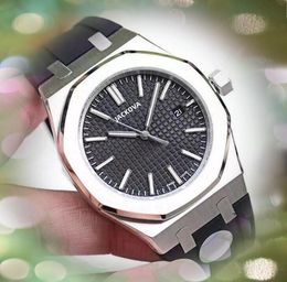 Reloj de pulsera Crime Premium para hombre con correa de goma, movimiento de cuarzo de 42 mm, reloj de tiempo para hombre, caja de tornillo de acero inoxidable, reloj de pulsera de cristal de zafiro Montre de luxe