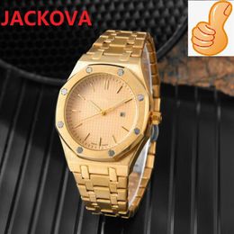 Crime Premium Mens Sports Wristwatch 42 mm Mouvement de quartz horloge mâle montre Full en acier inoxydable