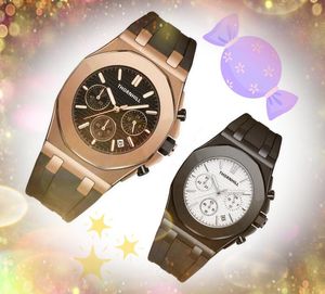 Reloj de pulsera Crime Premium para hombre, movimiento de cuarzo de 42 mm, reloj de tiempo para hombre, reloj de goma, banda de silicona, cristal de zafiro, reloj masculino, pulsera, relojes de pulsera de mesa