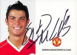 Cristiano 7 Autographié Signé signé auto Collectable Memorabilia photo Image