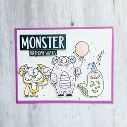 Critter Circle Tags Cherry sur le tampon Transparent Monster Love Love Forest Dance Stamps Dies pour les cartes de scrapbooking DIY Artisanat 2021