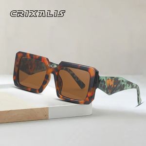 CRIXALIS mode Rectangle lunettes de soleil femmes tendances 2023 Style lunettes de soleil dames Anti-éblouissement conduite nuances UV400 zonnebril dames