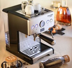 CRM3605 15bar Machine de meuleuse de café italien pour fabricant de maisons Espresso Semi-automatique Pompe Type Cappuccino Milk Bubble