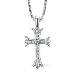 Collier Cro Necklac avec pendentifs croix en diamant pour hommes et femmes chaînes de pull collier collier de créateur 140 738